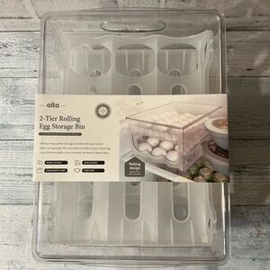 Alta 2 Tier Rolling Egg Storage Bin
